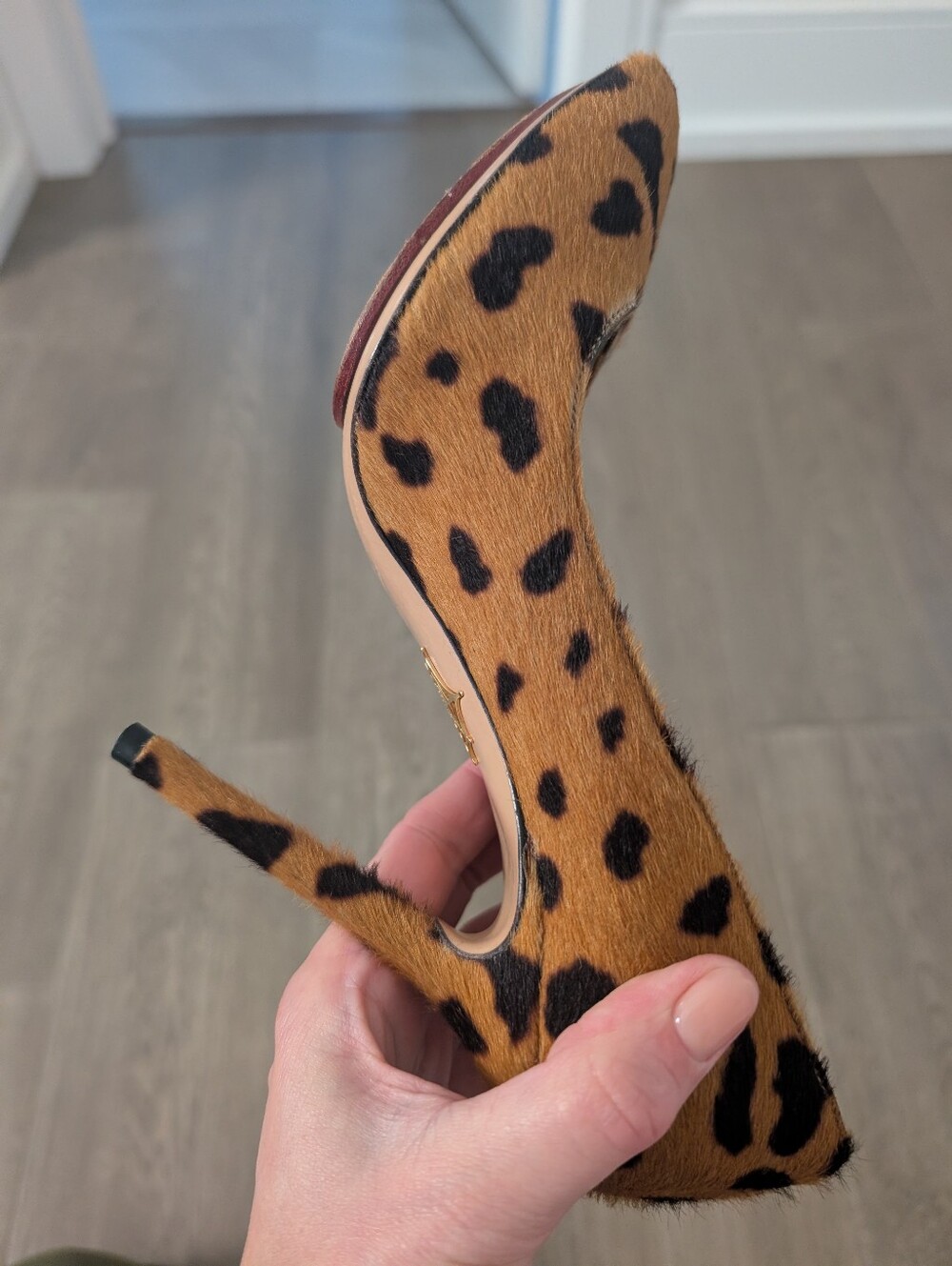 Charlotte Olympia Calf Hair Heels - Picture 4 of 10